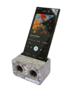 Altavoz con soporte para celular