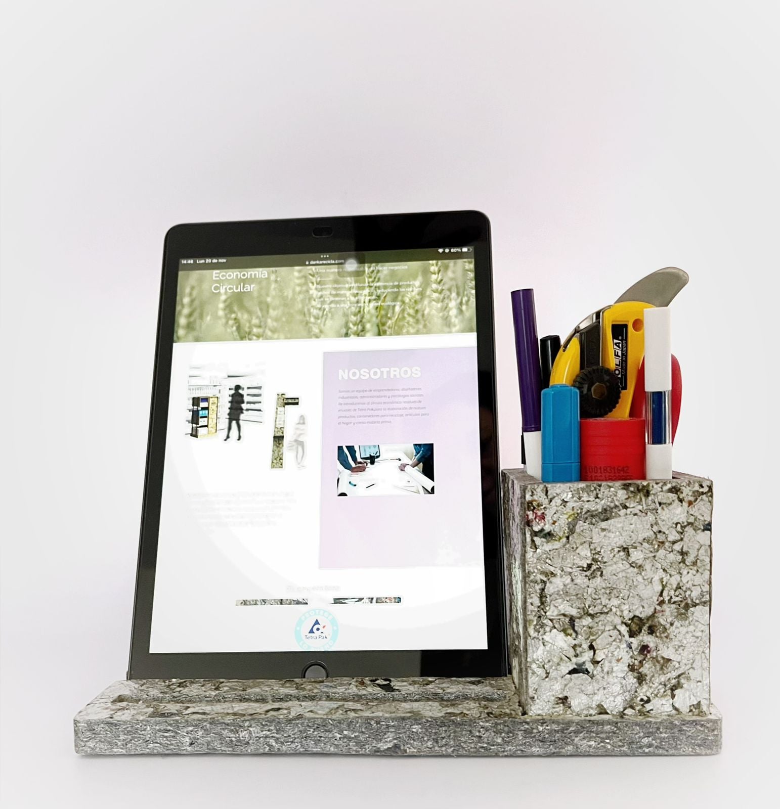 Porta Tablet y Lapicera