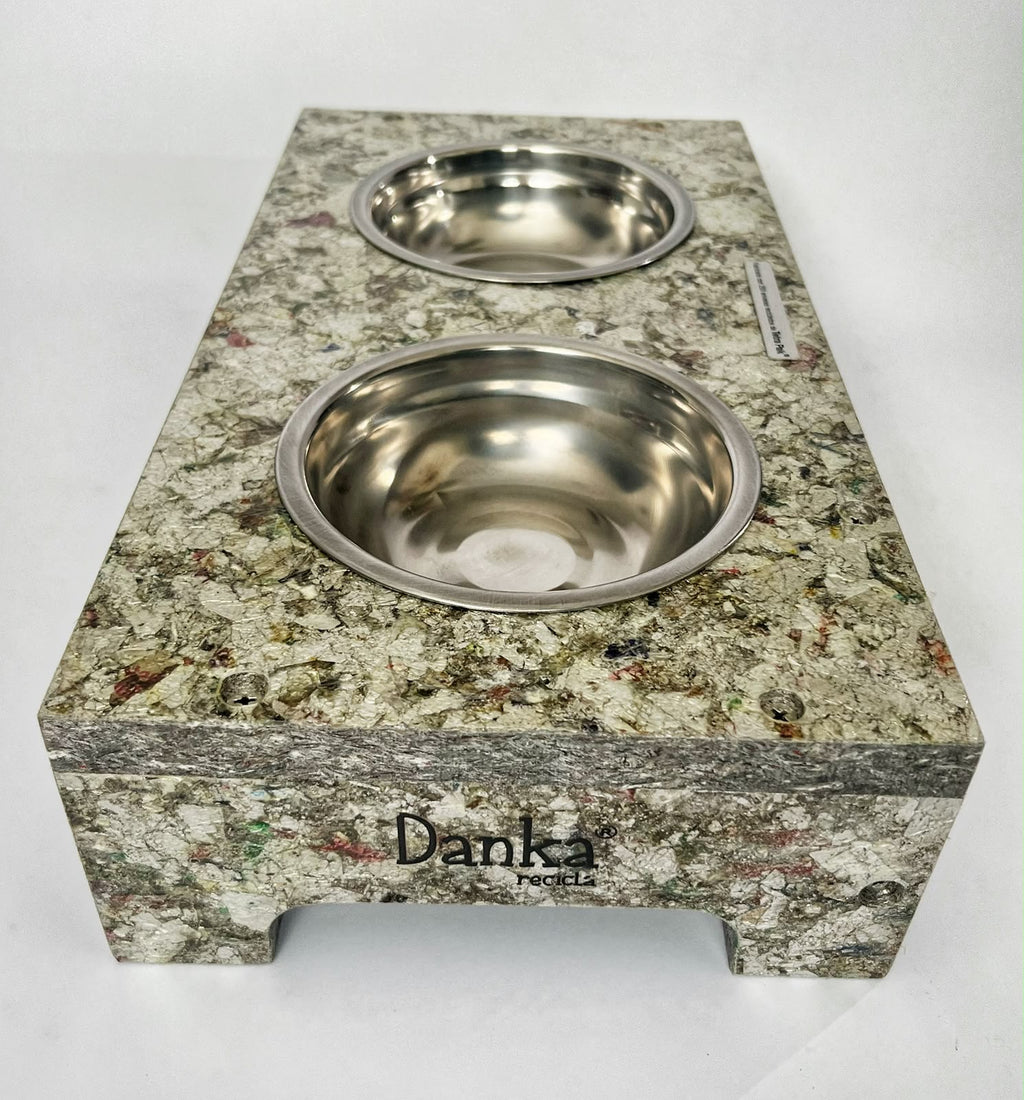 Comedero doble para mascota - Grande